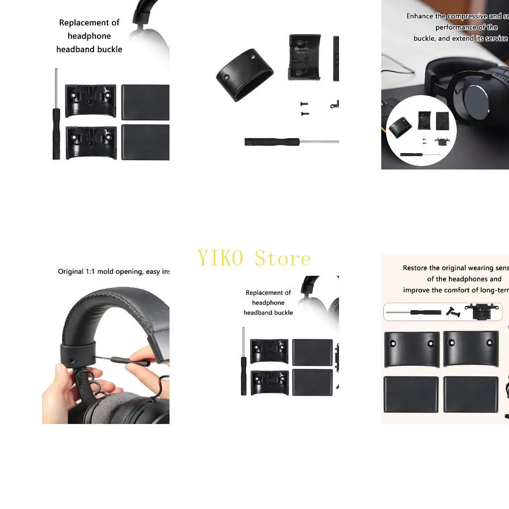 

K32C Resilient Headband Clip Buckle For GPro X Restoring Original Wearing