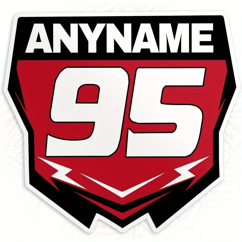 1 Buah Stiker Grafis Keren 'ANYNAME 95' - 15cm, Cocok untuk Kotak Gitar, Tas Ransel & Penampilan Gaya Pribadi