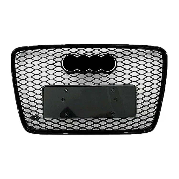 

Hot sales RSQ7 Front Bumper Grill For Audi Q7 SQ7 RSQ7 ABS Black Car Facelift Honeycomb Mesh Grille 2006 2010 2014