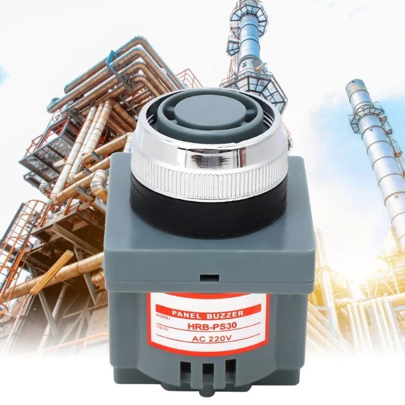 HRB PS30 Electromagnetic Type Buzzer Industrial High Power Alarm Buzzer 80dB 50Hz