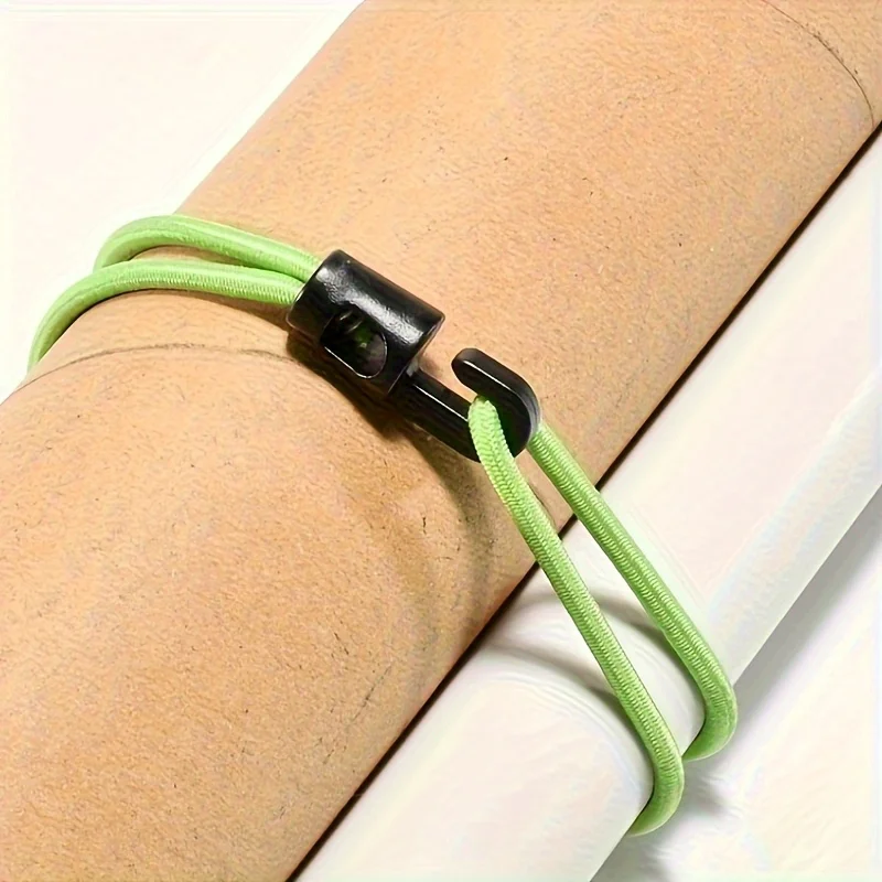 Heavy-Duty Elastic Bungee Cords with Hooks | Adjustable Multi-Purpose Straps for Home, Travel, Camping Gear