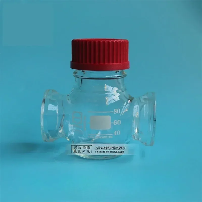 Microbial fuel cell MFC dual flange bottle Type II electrolysis cell MEC for energy