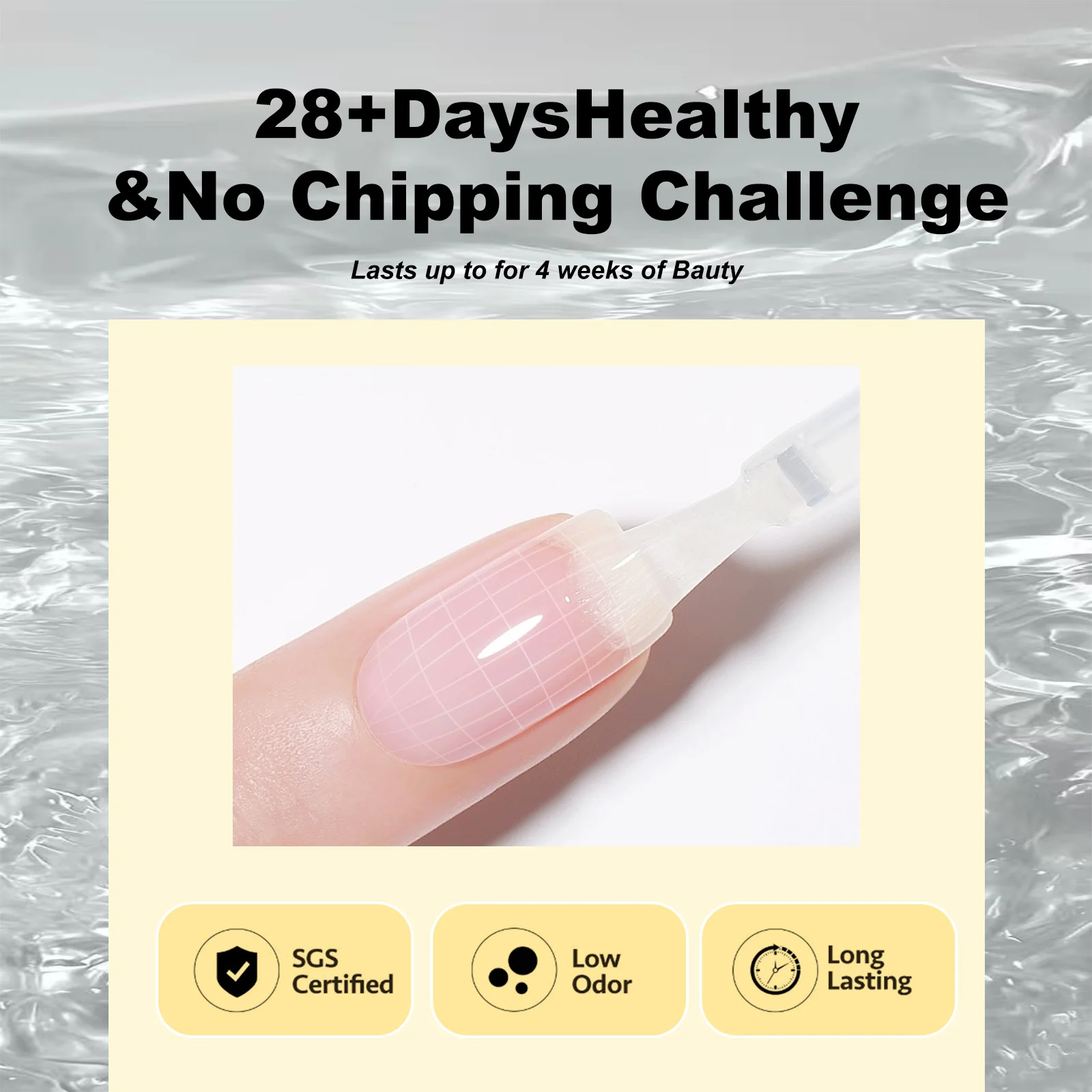 مجموعة معطف علوي من الجل مكونة من قطعتين من WHsHeria - بدون مسح ولمسة نهائية لامعة، معطف علوي أساسي يدوم طويلاً لطلاء الأظافر الجل #4