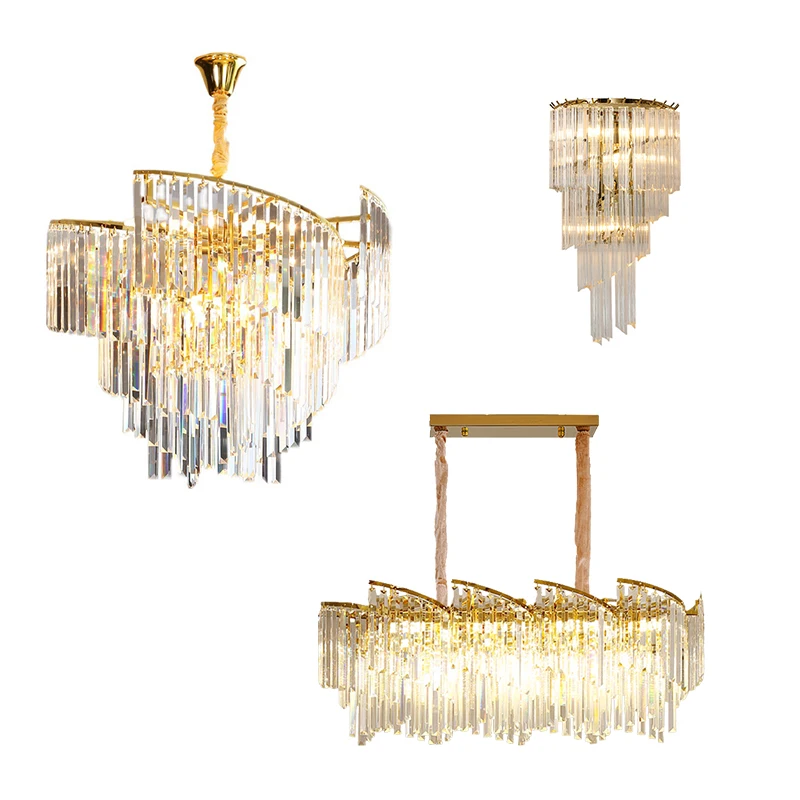 

Spiral LED Luxury Pendant Lights New Glass Lustres Silver Hanging Lamps for Ceiling Modern Decoration Home Decor Kitchen Island