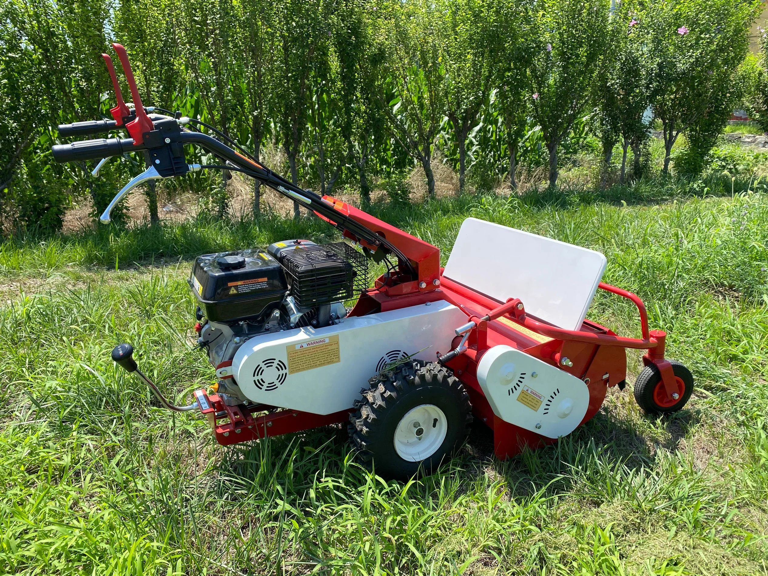 Manufacturer  9hp Hand Push Flail Mower for Garden Self Propelled Walking Behind Lawn Mower Tractor