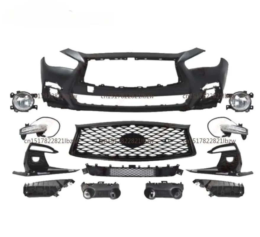 The Q50SL has been upgraded to a new sporty front bumper, with a Q50-specific front bumper grille modification and body kit
