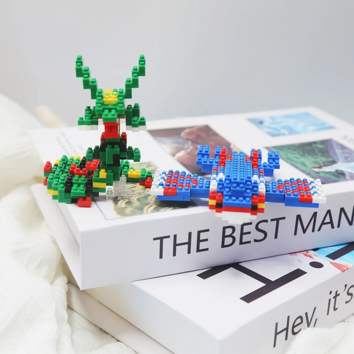 Pokemon-Bausteine Mewtwo Mikro-Maßstab-Modell Desktop-Dekoration HoOh für Gamer-Sammlung und Büroschreibtisch Lugia Zubehör DIY – Detail 6