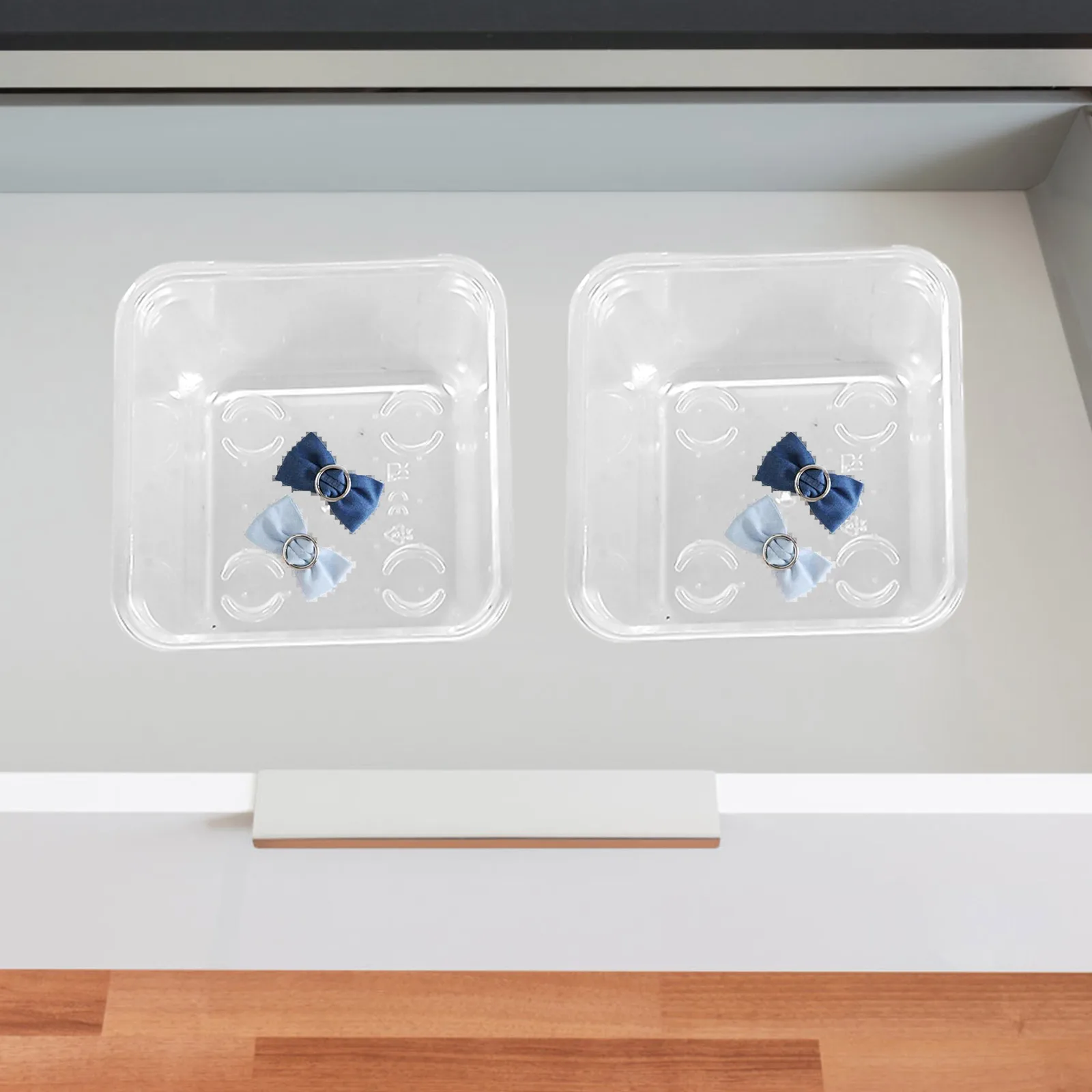 

13 Pcs Plastic Storage Box Set Drawer Adjustable Grid Organizer Dividers for Bins Clear The Pet Division Cabinet Cosmetics