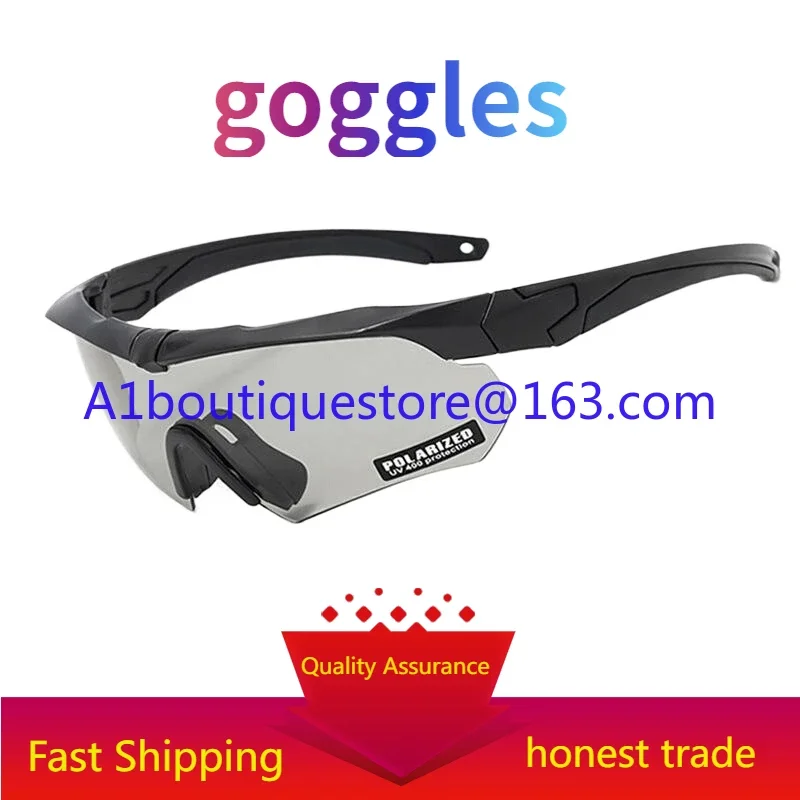 

Outdoor glasses Polarized light anti-fog and windproof cycling goggles