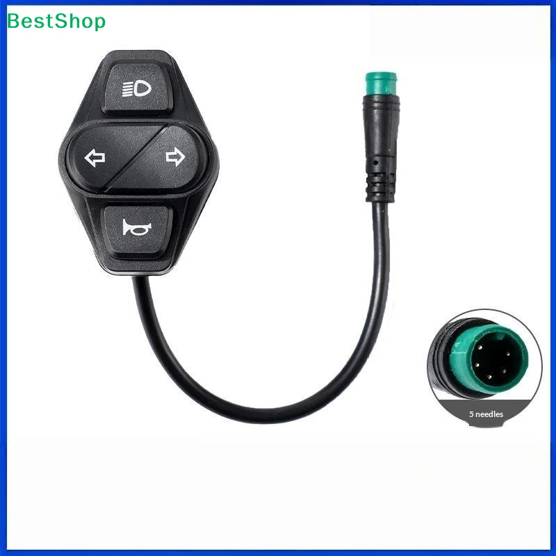 5-Pin Steering Switch Headlight Switch Horn Switch Left And Right Switch For Kukirin G2 Master E-Scooter Replacement Parts