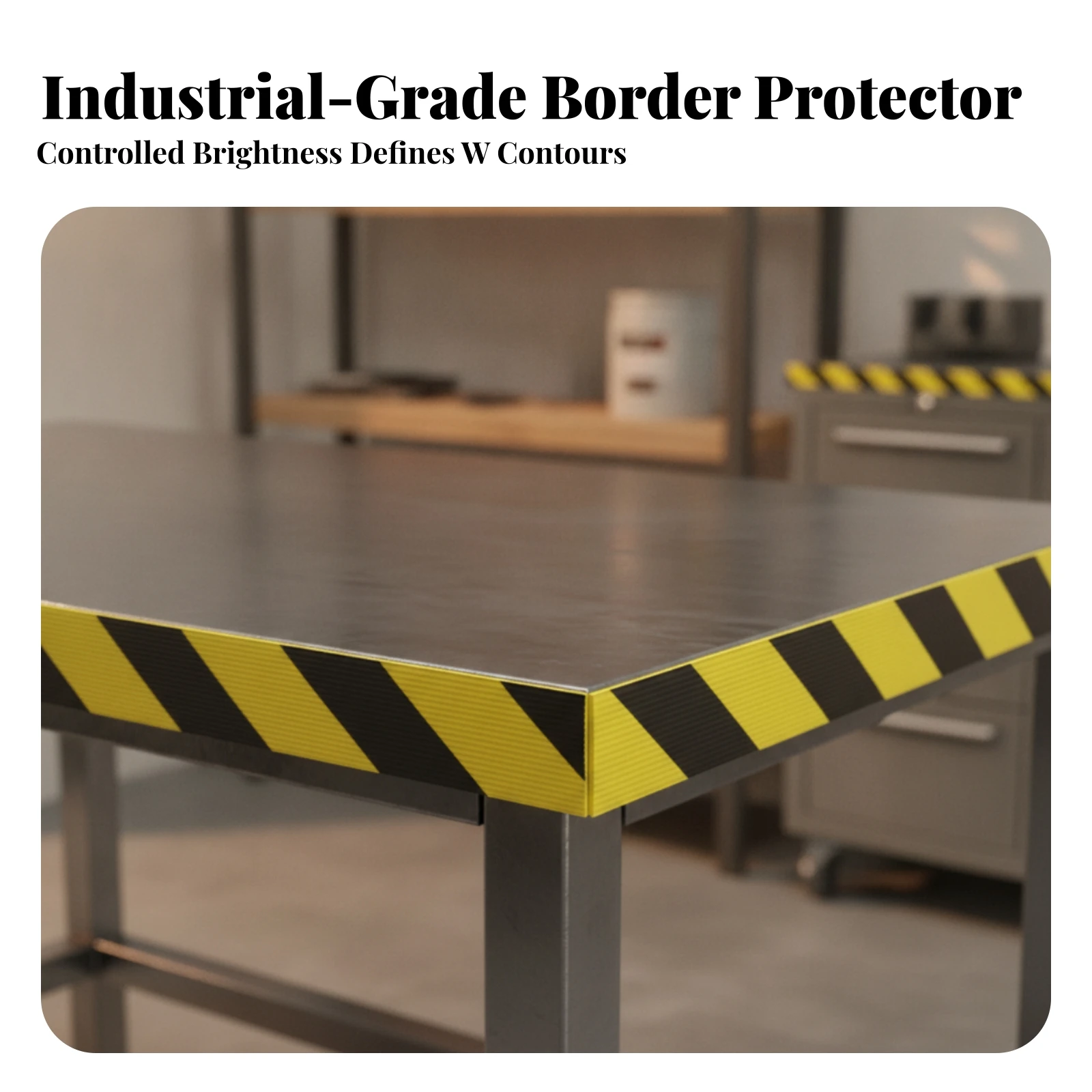NBR Bumper Strip with Self-Adhesive Backing Heavy Duty Anti-Collision Strip Corner and Edge Guard Long-Lasting