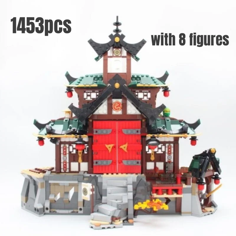 1453pcs Dojo Temple Building Blocks FIT 71767 Model Bricks Toys for Chilren Gift