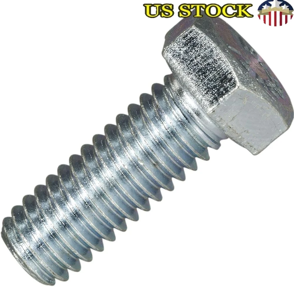 

Grade 5 Coarse Hex Cap Screws 3/8 x 1 Inch Steel Zinc Finish 100 Piece Set Alloy Steel Fasteners Heavy Duty Hardware