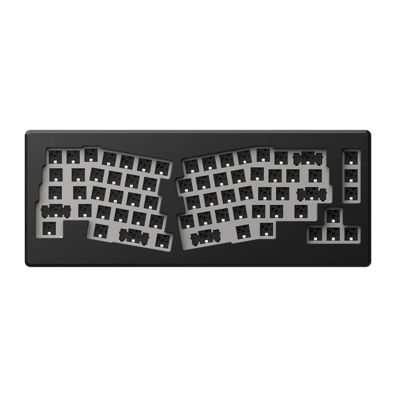 MonsGeek-Kit de teclado mecánico Alice M6 para juegos, a través de QMK, personalizado, RGB, 5 pines, intercambio en caliente, Metal, junta de 68 teclas, montaje Modular