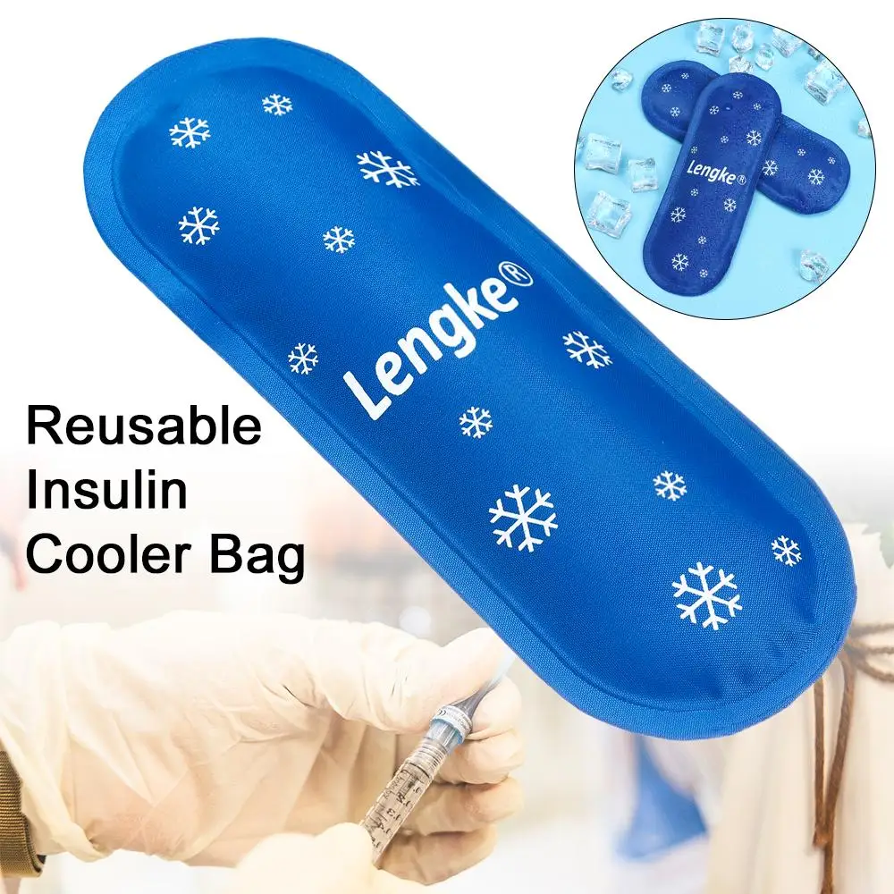 3pcs Portable Reusable Diabetic Insulin Cooling Bag Cold Gel Protector Pill Refrigerated Ice Pack Cooler Insulation Organizer