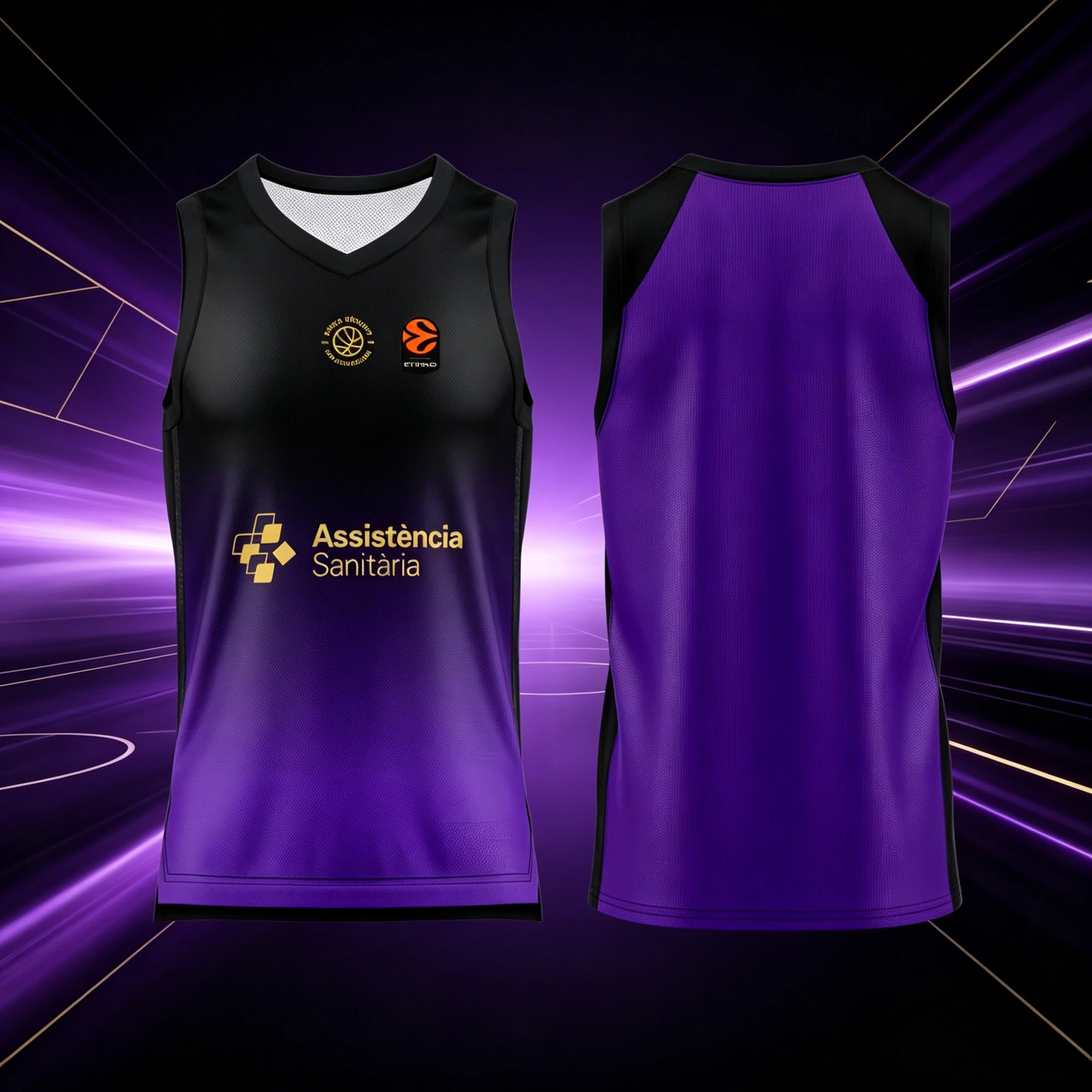2026/27 Barcelona Mamba Unisex Basketball Jersey Vest, Men Women Sleeveless Breathable Mesh Vest, Street Basketball Jersey