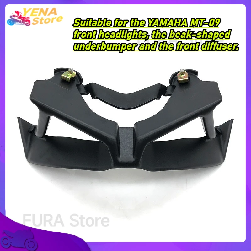 

Suitable for the lower lip fixing wing water drainage cover of YAMAHA MT-09 headlight - beak style motorcycle accessory