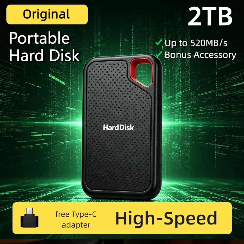 

E61 2TB External SSD Ultra Lightweight Pocket Sized Plug and Play for Linux Windows Mac Laptop Advanced Plug and Play