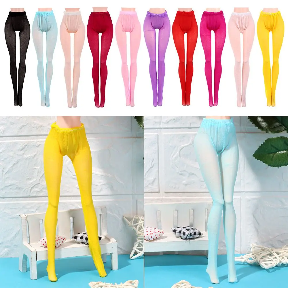 Fashion Bottoms Socks Miniature Clothes Mini Elastic leggings  Silk Stockings  Panty hose Dolls Accessories