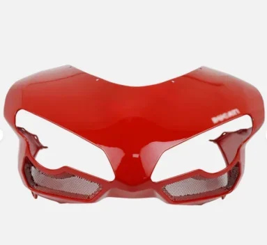Motorcycle Upper Front Nose Fairing Injection Mold ABS for Ducati 848 1098 1198 2007-2012 Unpainted Headlight Cowl Bodywork