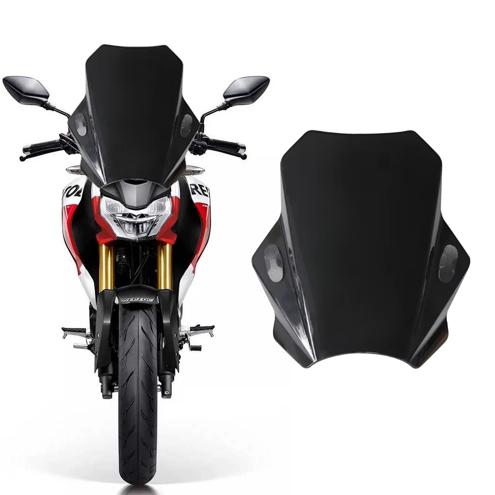 Déflecteur de pare-brise réglable pour moto CB190R, couvercle de panneau de carénage de pare-brise