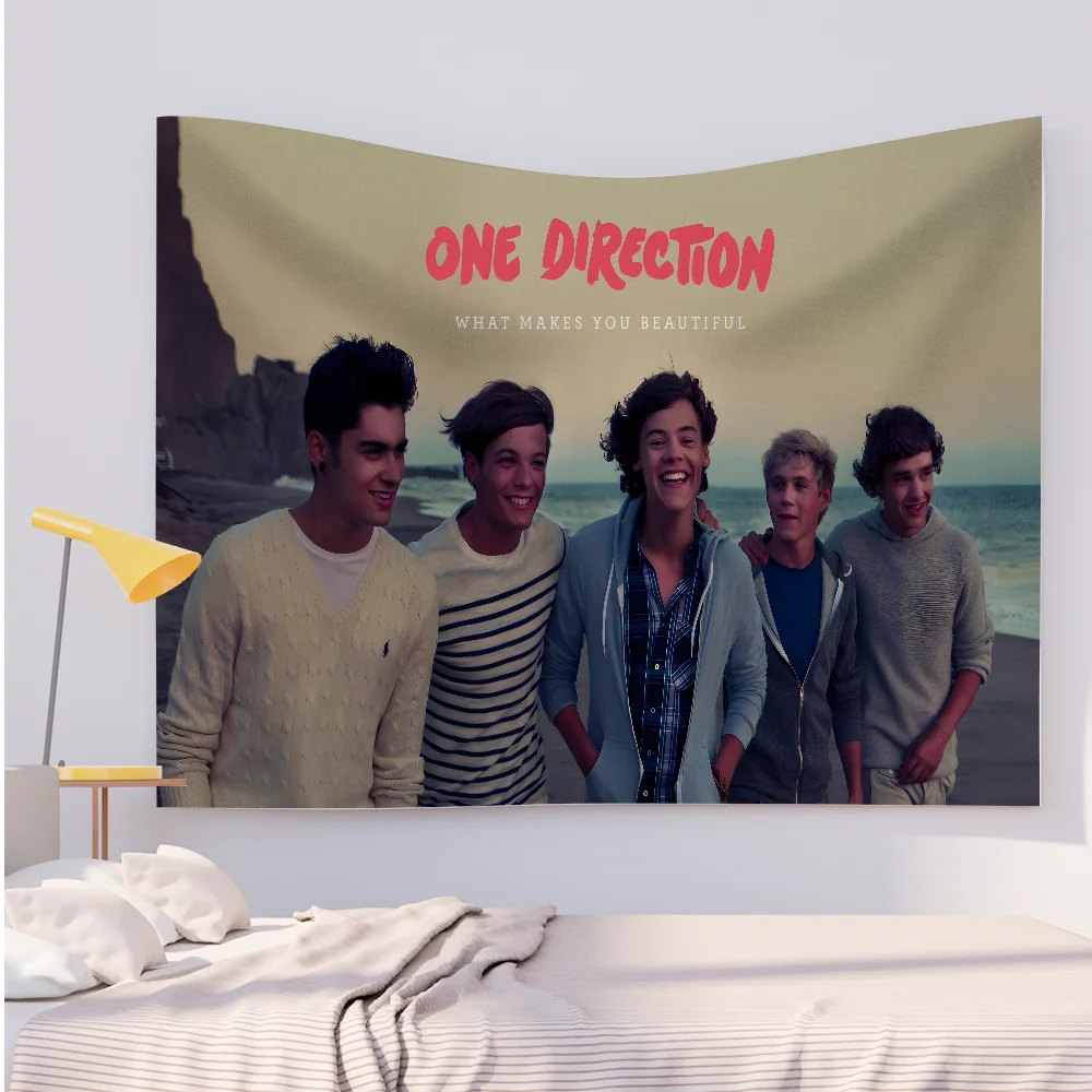 Band O-One D-Direction Tapestry Decoration party Background Hanging Cloth Bedroom Tapestry Room Decor Aesthetic