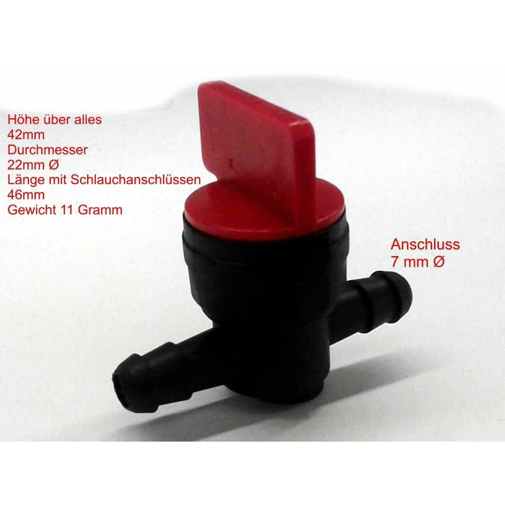 Conjunto prático de adaptador de torneira de gasolina de alta qualidade + 2 braçadeiras acessório diesel para válvula de desligamento de jardim de 6-8mm