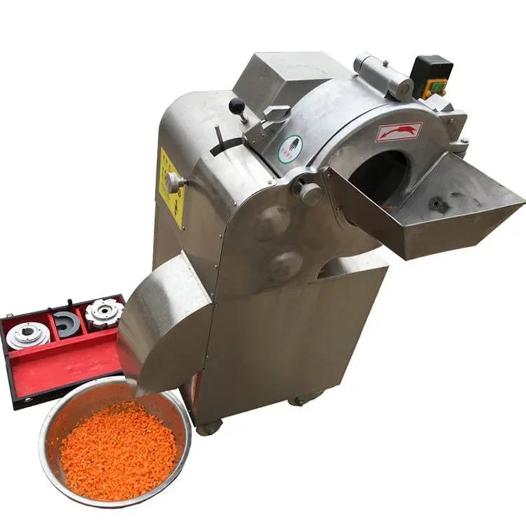 

'Automatic coconut meat dicing machine vegetable fruits cutting machine Potato cube machine