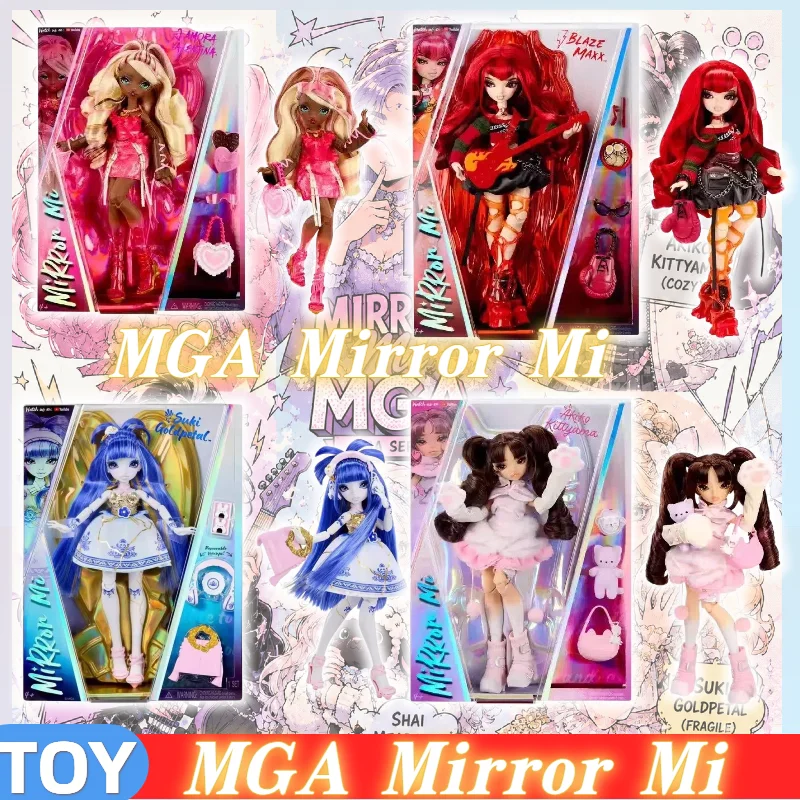 Nova Boneca Colecionável Premium Espelho Surpresa Mi Fashion Music Academy Student Y2K Hot Girl Fashion Doll, um Tesouro para Colecionadoras.