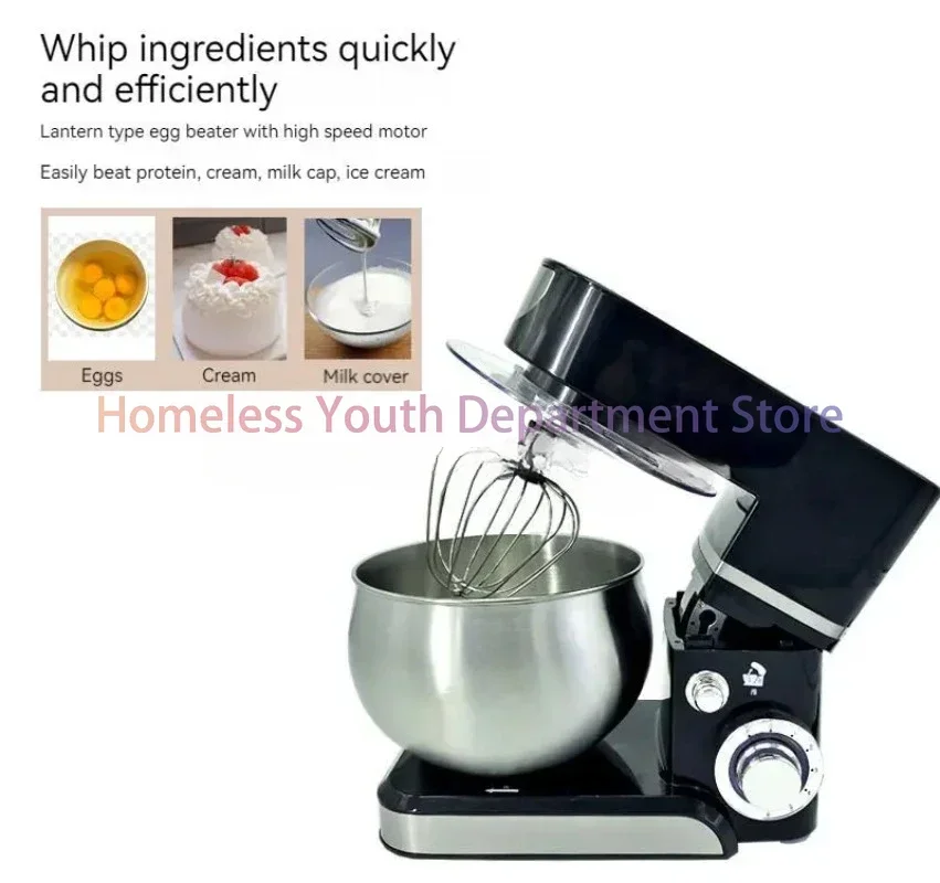 Multifunctional Vertical Mixer Kitchen Stainless Steel Food Safety Level Electric Mixer