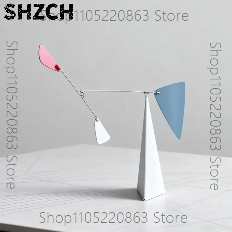 Modern simple creative sail dynamic balance ornament sample tabletop windmill craft furnishings