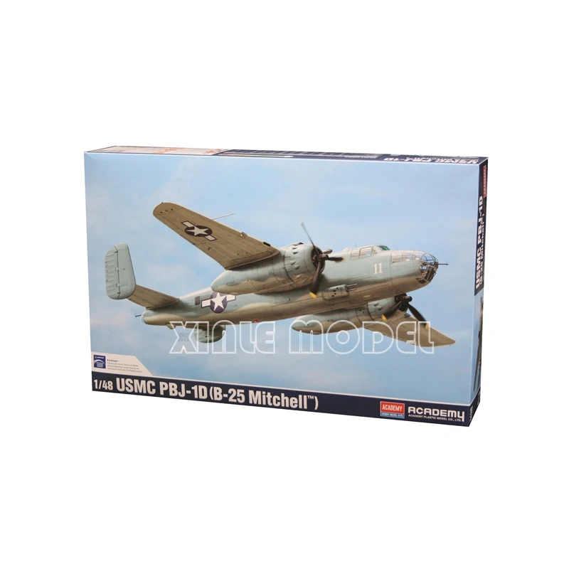 

Academy Scale Model Kit 12334 B-25 Mitchell Bomber 1/48