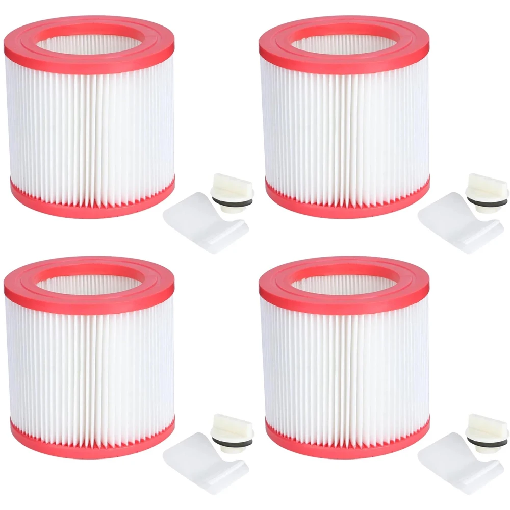 4PCS Filter Vacuum Cleaner Filter+Net with Buckle For YILI 95E/6201/6263A/6263B/67/77 12L 15L 18L 20L 30L 35L
