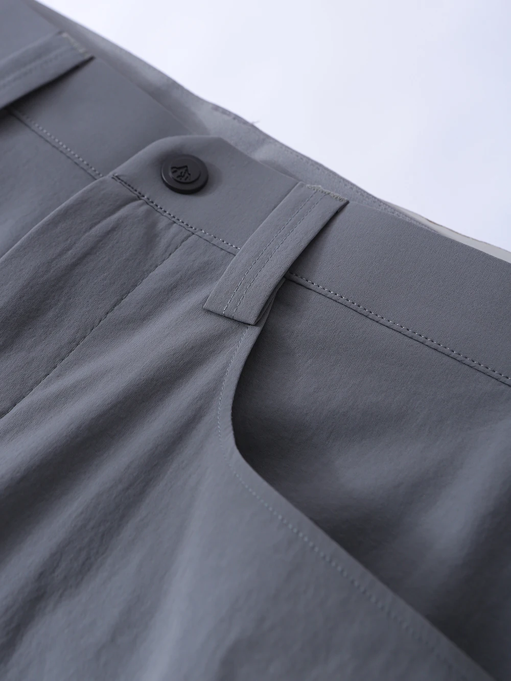 Outdoor Men's Soft ell Pants Lightweight Breathable Qui Dry Elastic Casual Trousers Loose Fit Straight Leg Zipper Waist