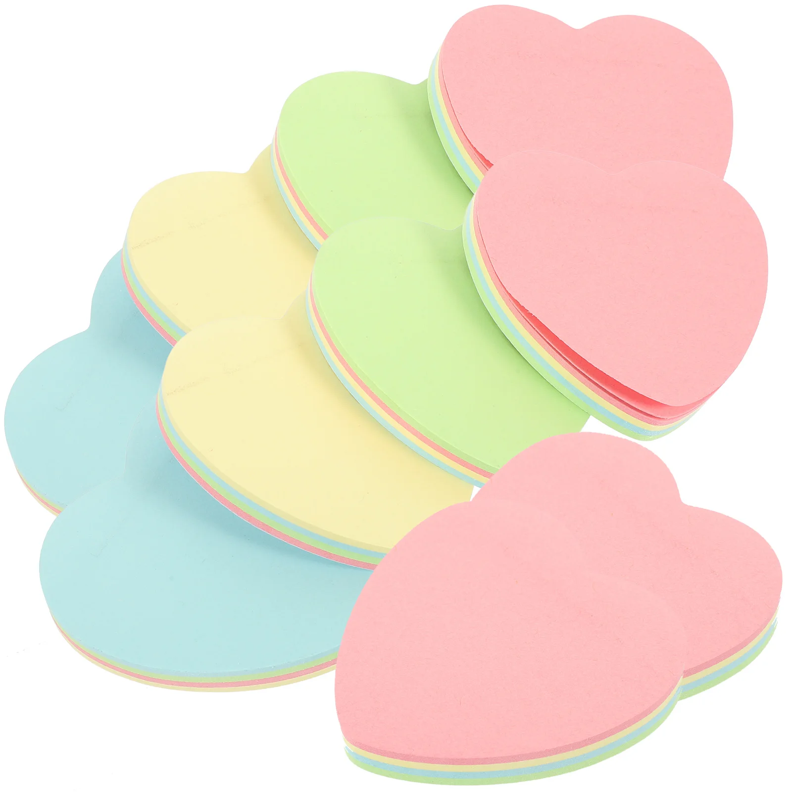 

10 set 10 Sets Pads Tearable Self-Adhesive Note Stickers Portable Daily Use Note Pads Compact For Home Office School Daily Use