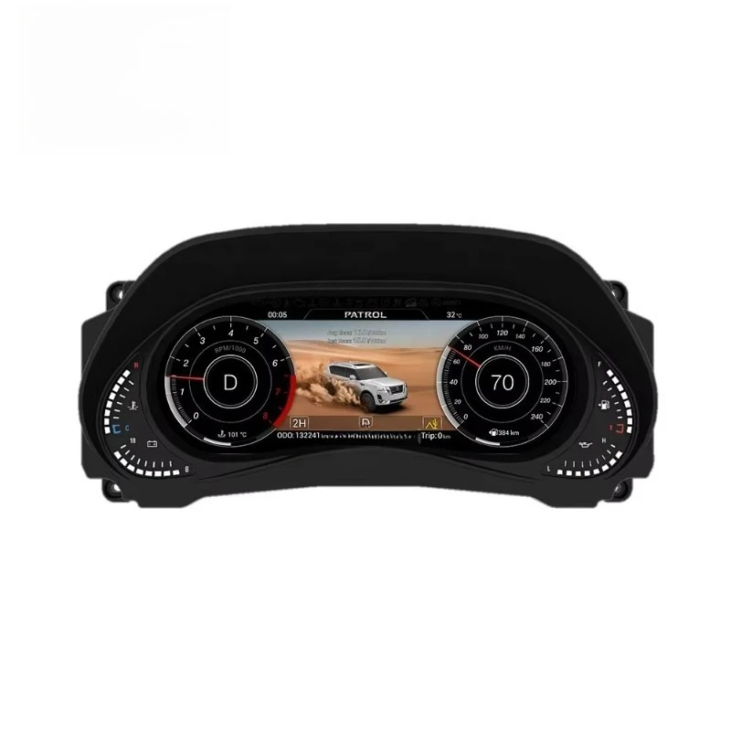 OEM Car Digital Cluster for Nissan Patrol Y62 QX56 QX80 LHD RHD 2012-2023 Speedometer Dashboard Instrument