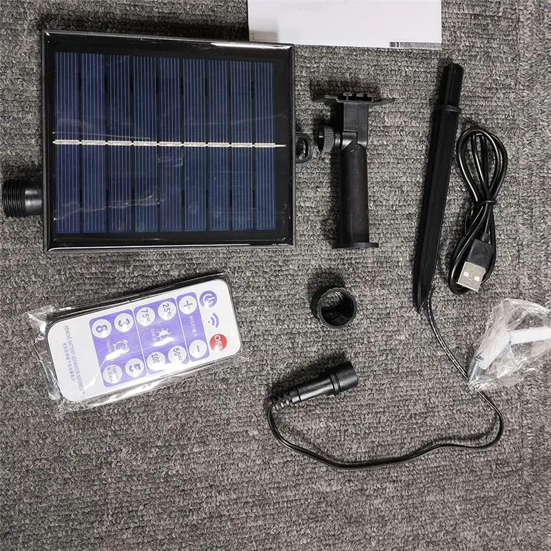 A60zsolar Battery Box For LED String Lights Outdoor String Lights Control Panel Lithium Panel Light W/Remote Control (24V)May