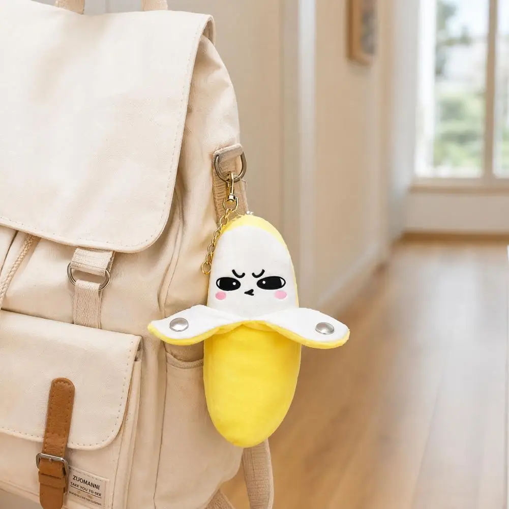 Musical Banana Plush Toy, Banana Fruit Sensing Metronome with Sounds Interactive Sound Toy Cute Motion Sensor Fruit Keyring Gift