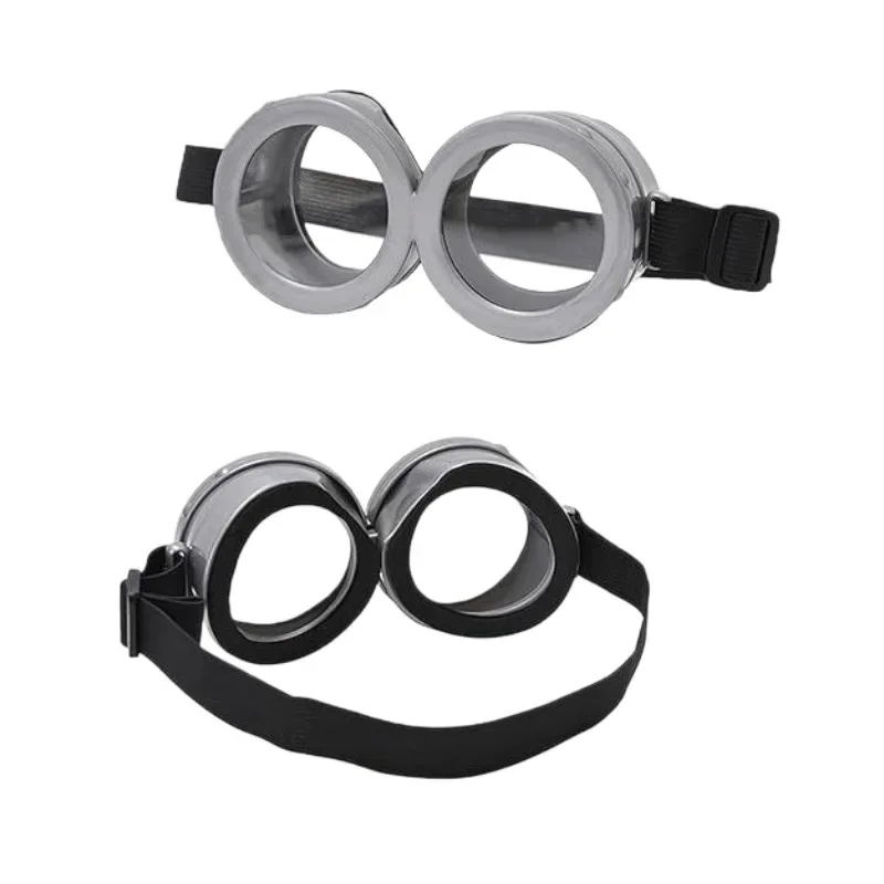 3 pièces accessoires de Costume de fête d'halloween Minions adulte Cosplay bonnet jaune lunettes gants Minions pour Costumes d'halloween