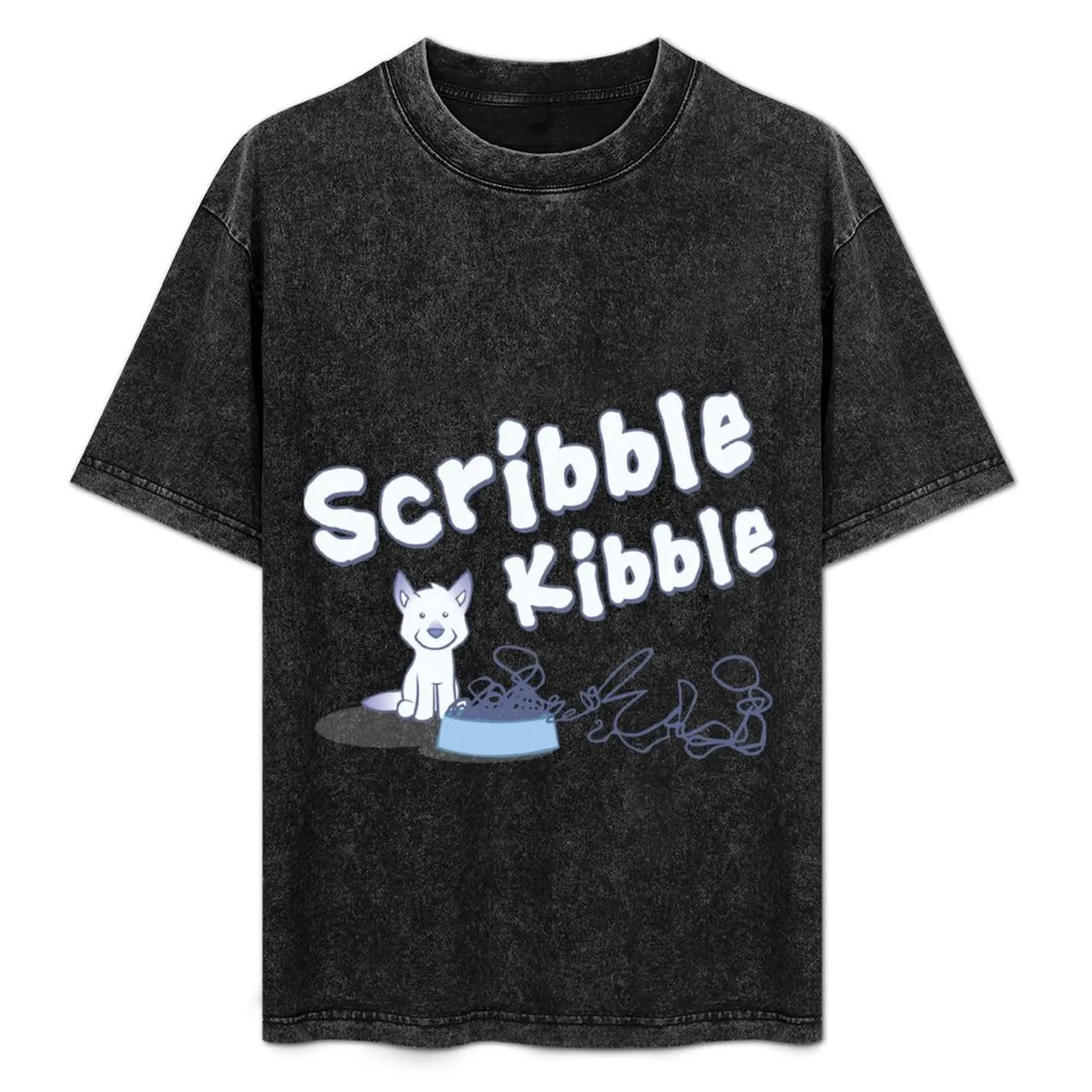 Scribble Kibble Logo T-Shirt shirts graphic graphic t shirt vintage plain fruit of the loom mens t shirts