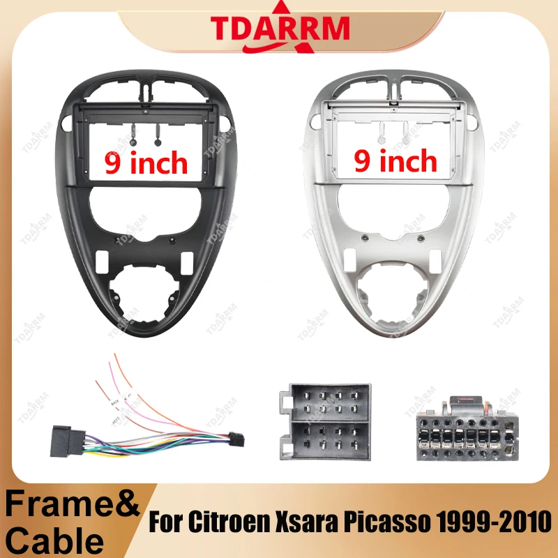 

Для Citroen Xsara Picasso 1999-2010 9-дюймовый автомобильный радиоприемник DVD Android стерео аудио экран мультимедийный видеоплеер кабели жгут рамка