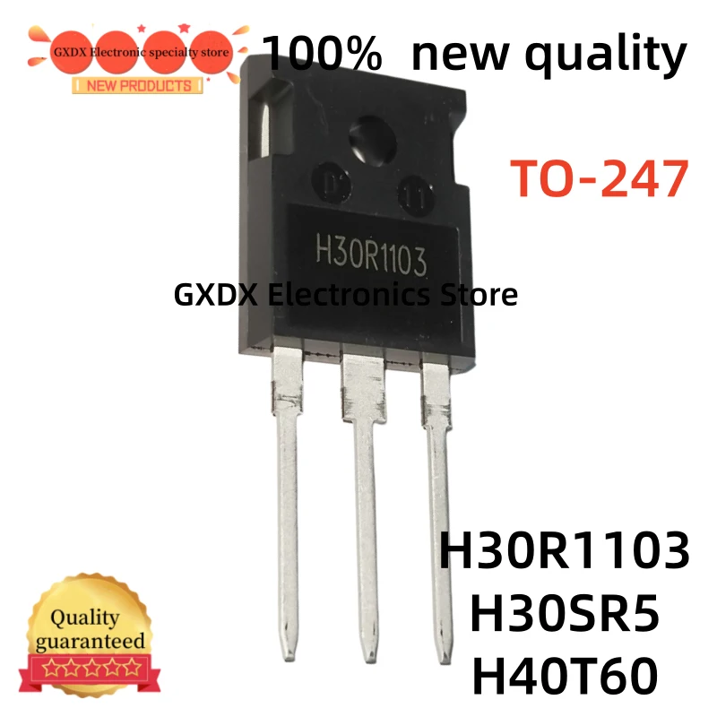 5-10-20Uds 100% nuevo H30R1103 H30SR5 H40T60 TO-247 Chip IC en stock al por mayor