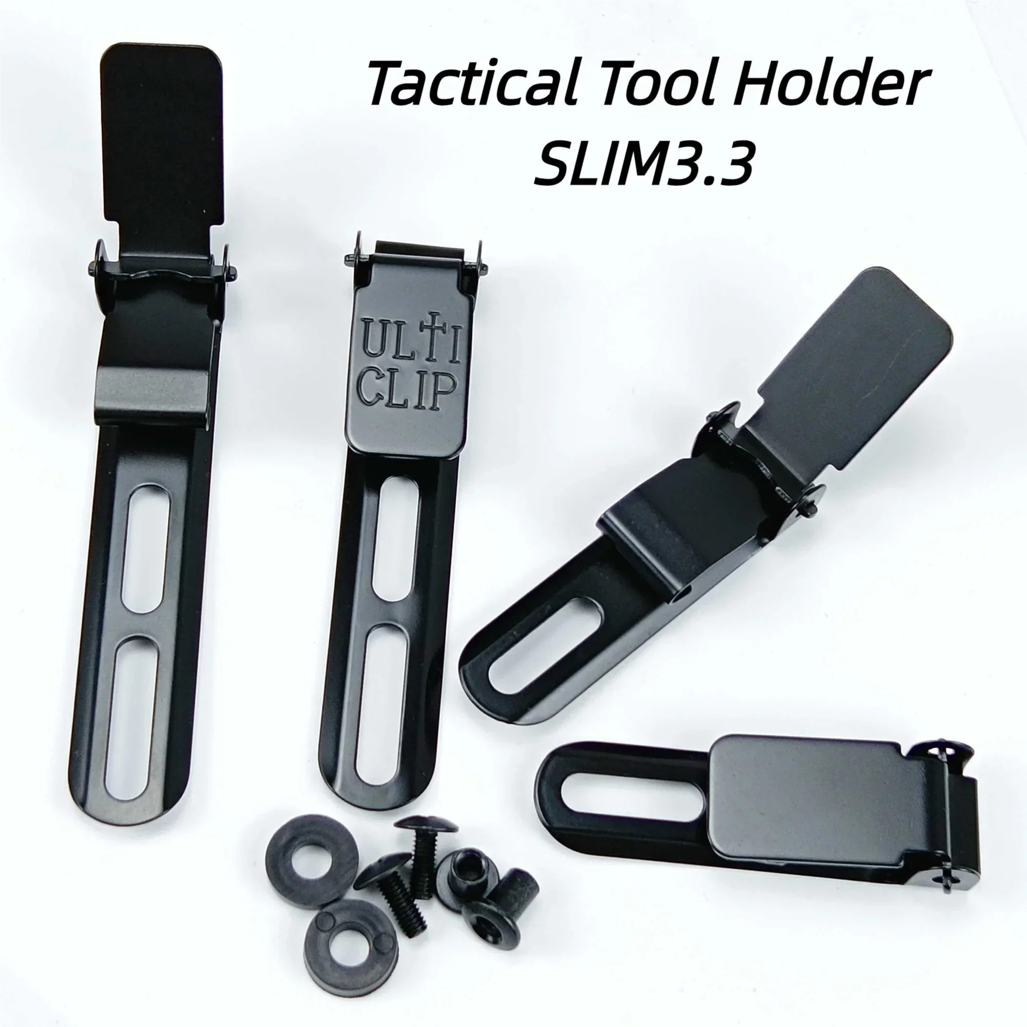

1piece Kydex Lightweight Waist Clip Universal Knife Scabbard Waist Clip K Sheath Kydex K Clip Waist Clip Stainless Steel Clip