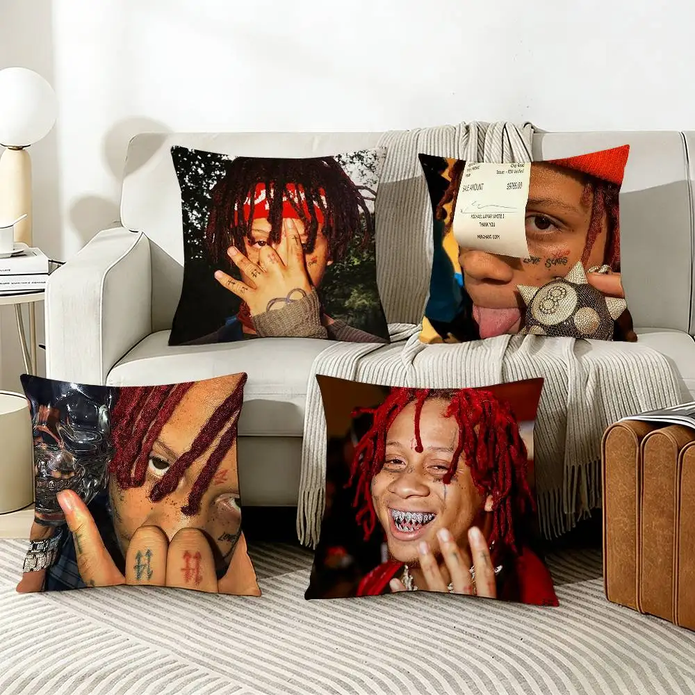 

Квадратная наволочка T-Trippie R-Redd различных размеров для декора автомобиля, дома, спальни