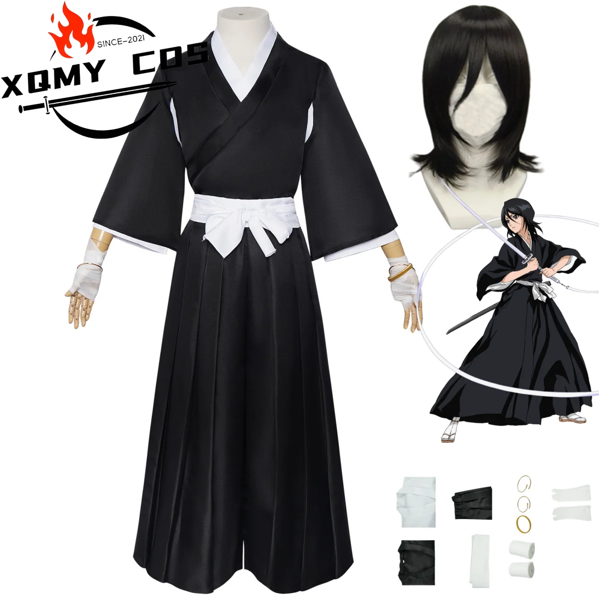Bleach Captain Coat - XQAnime Bleach Shinigami Kuchiki Rukia Cosplay