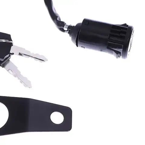 1 Set DIY Accessories Universal Motorcycle Start The Ignition Switch Lock Key With Bracket For Most 50cc 70cc 90cc 110cc 150cc