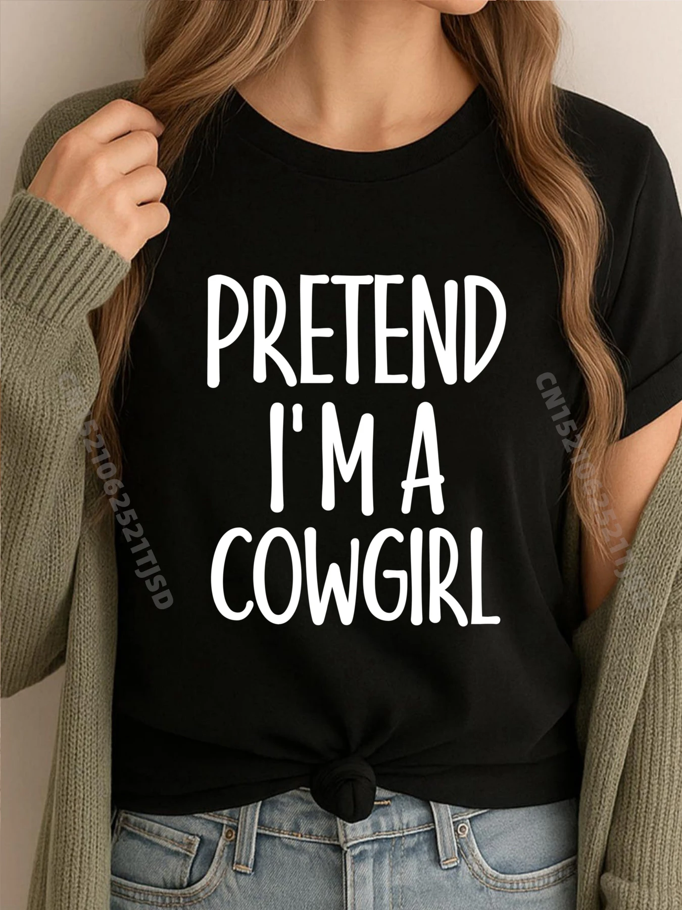 

Easy Pretend I m Cow Costume Funny Halloween Woman Mens Clothing New Shirts And T-Shirts Printing