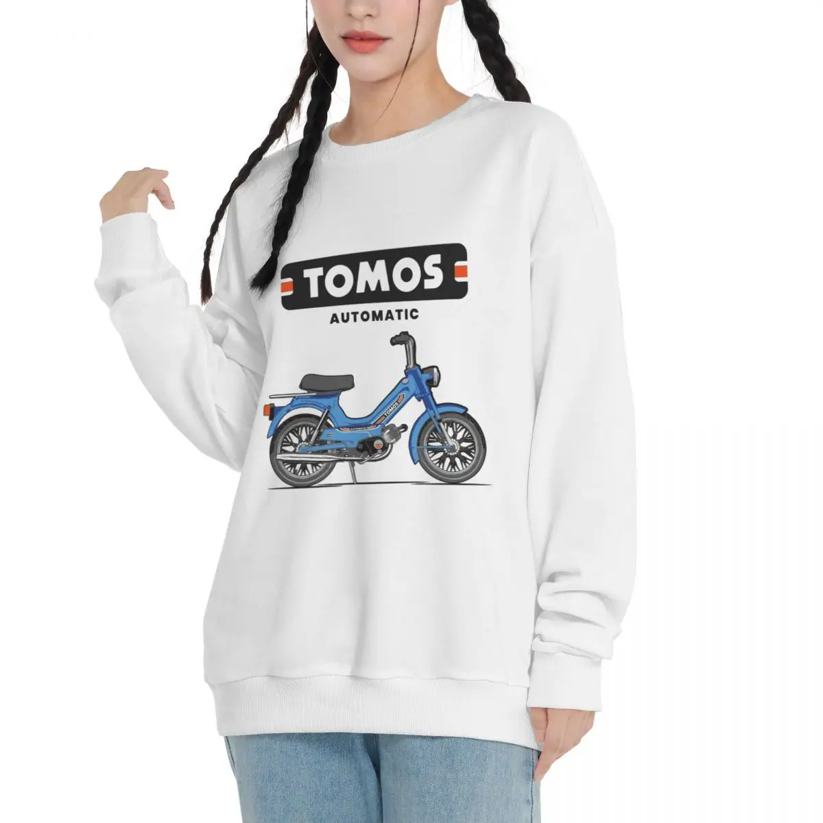 Tomos Moped Casual Sweatshirts Men Women Cotton Basic Hoodies Pullover Hiphop