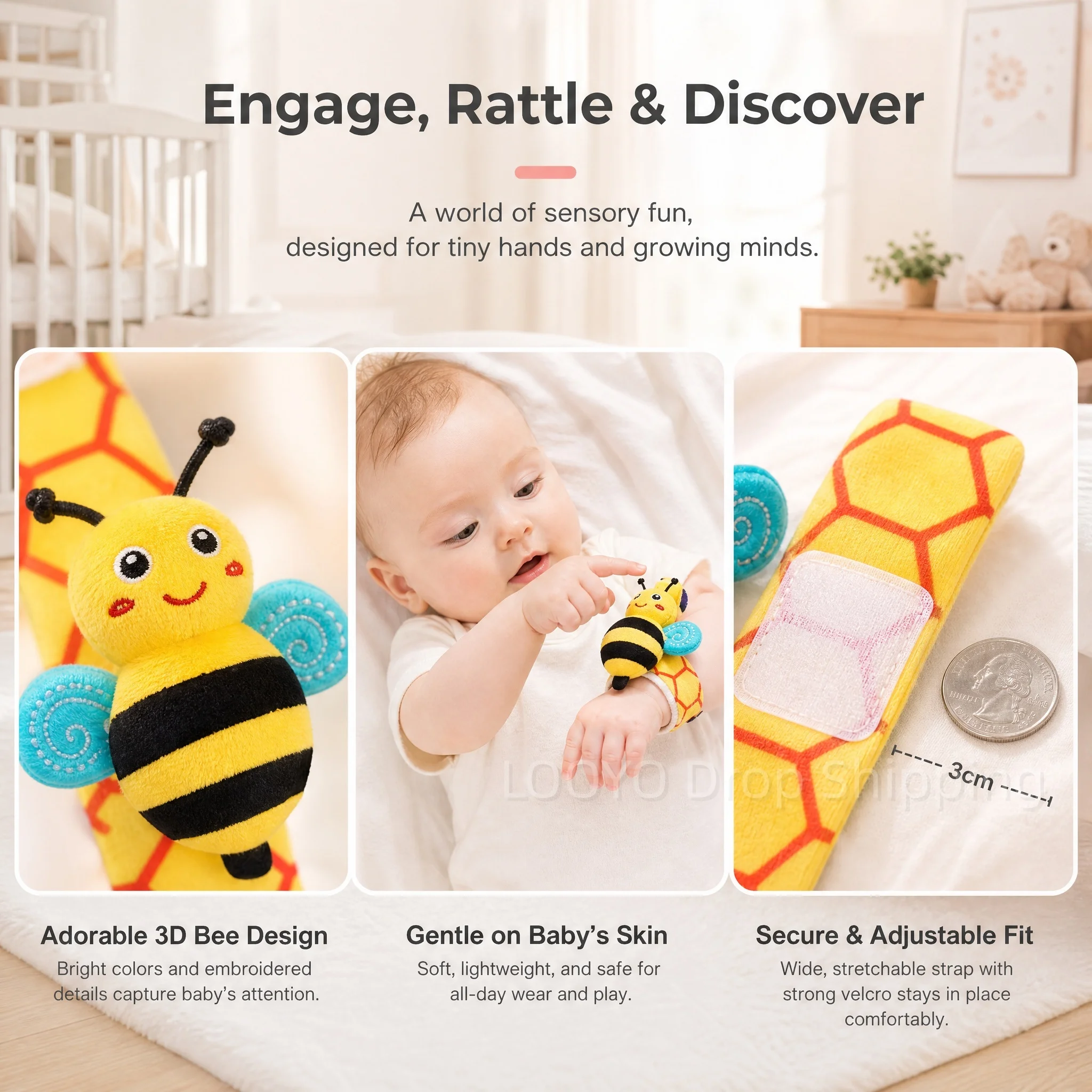 4 adet Yenidoğan Bebek Bilek Ç - Baby Rattle Toy Set incelemesi ve fiyatı