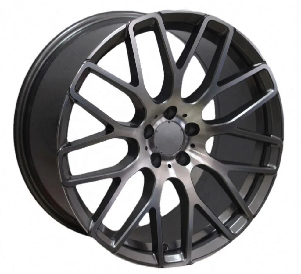 Hot Sale 20X8.5 20X9.5 Staggered Gungrey Machine Face Alloy Rims Passenger Car Wheels For Brabus